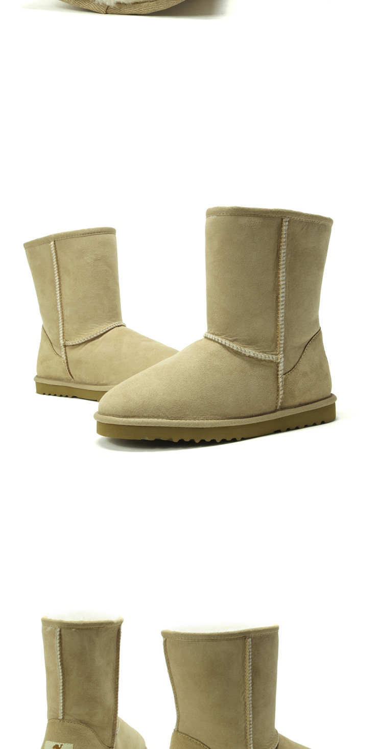 Outdoor shoes outdoor recreation a genuine warmth of camel wool-one snow boots women boots