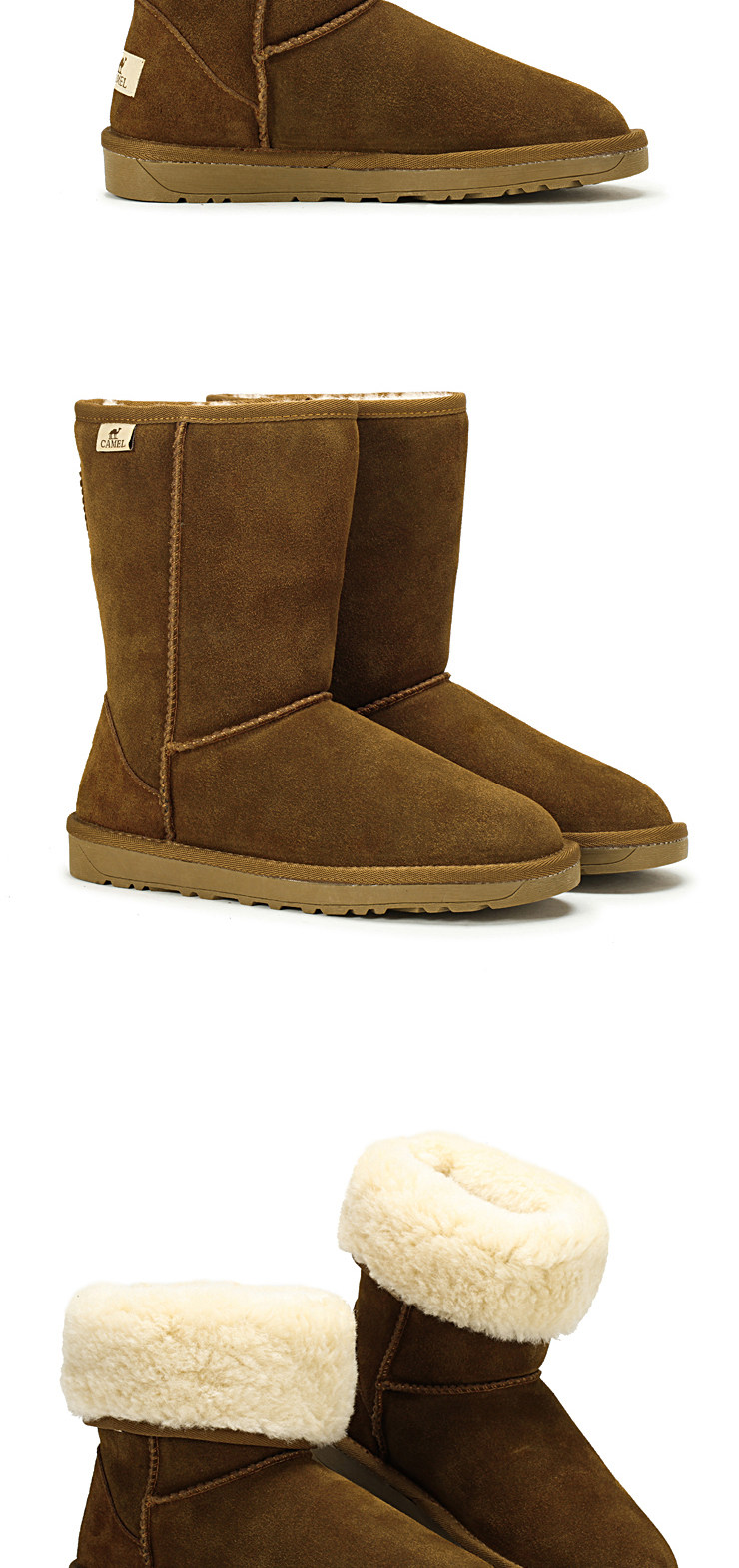Camel outside the user's snow boots winter fashion boots women boots