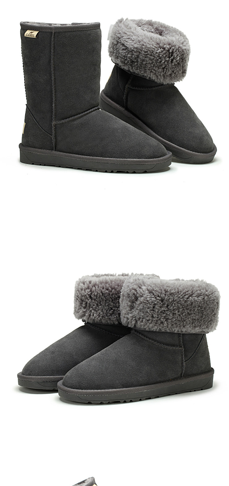 Camel outside the user's snow boots winter fashion boots women boots