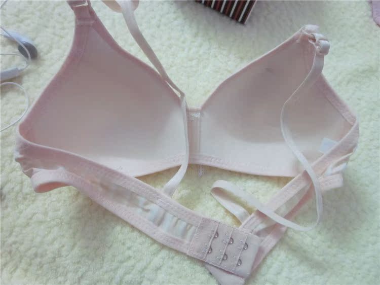 少女<em>胸罩</em>可爱学生 发育期<em>搭扣</em>挂脖<em>文胸</em> 无钢圈