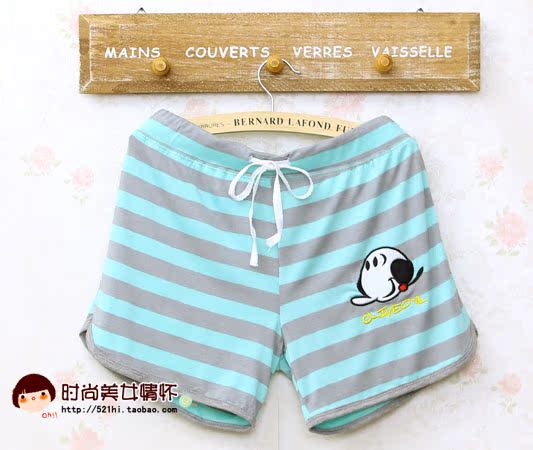 Пижама Comfortable pajamas home service 2013 Модифицированное вискозное волокно В полоску Свитер Для отдыха дома Девушки Пижама Comfortable pajamas home service 2013 Комплект из двух предметов В полоску Свитер Шорты Девушки Для отдыха дома На завязках Короткий рукав Вышивка Модифицированное вискозное волокно Другие материалы Тонкая модель О-вырез Лето