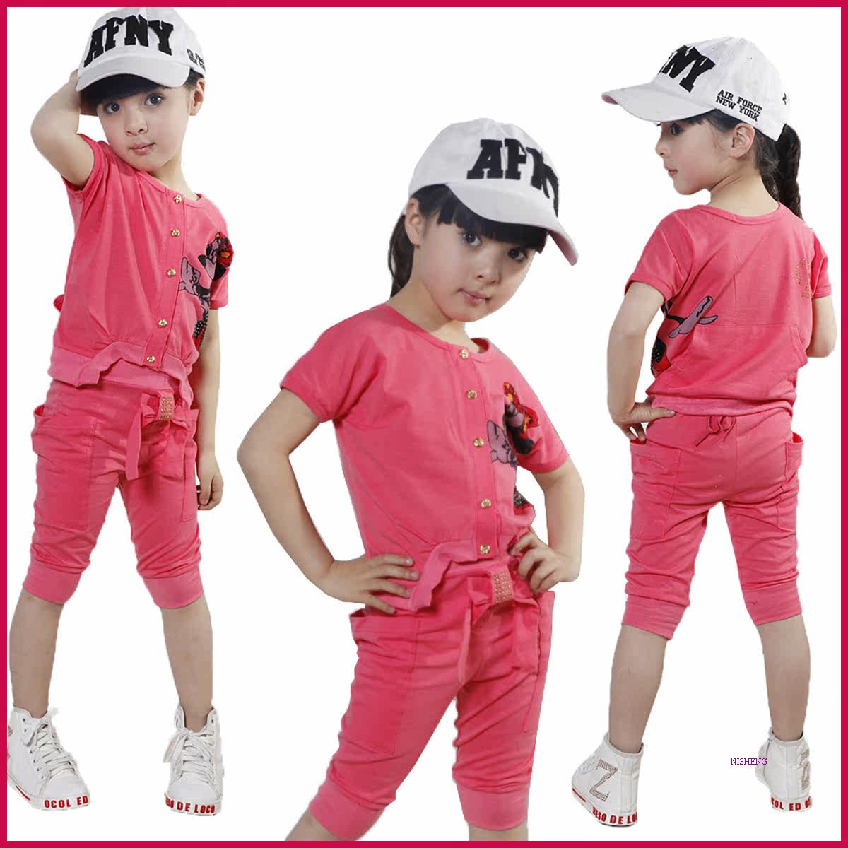 <em>天猫</em> <em>淘宝商城</em>热卖妮圣<em>女</em>童装<em>套装</em>卫衣春装20