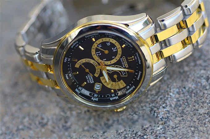 正品包邮防水 <em>西铁城</em>男士<em>手表光动能</em>BL8005-