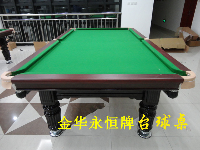 湖北省荆门市美式黑八高档升降台球桌 台球王