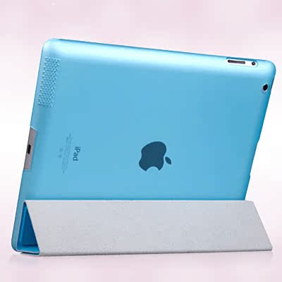 苹果ipad air2保护套简约pad2/3/4日韩 mini2/3超薄休眠保护壳潮