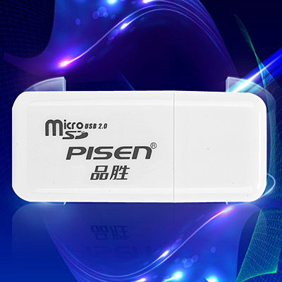 品胜TF读卡器 t-flash内存卡读卡器 usb2.0  手机小卡高速读卡器