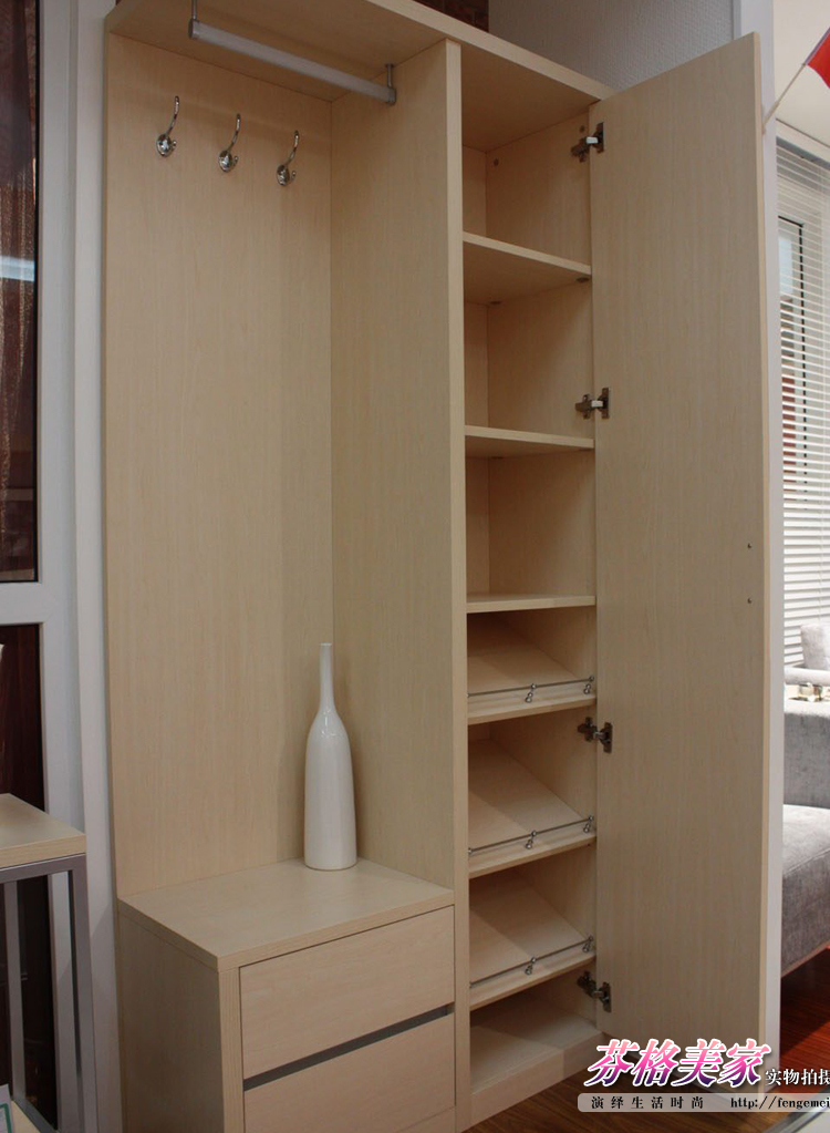 芬格美家 门厅柜鞋柜衣帽架玄关柜衣架简约现