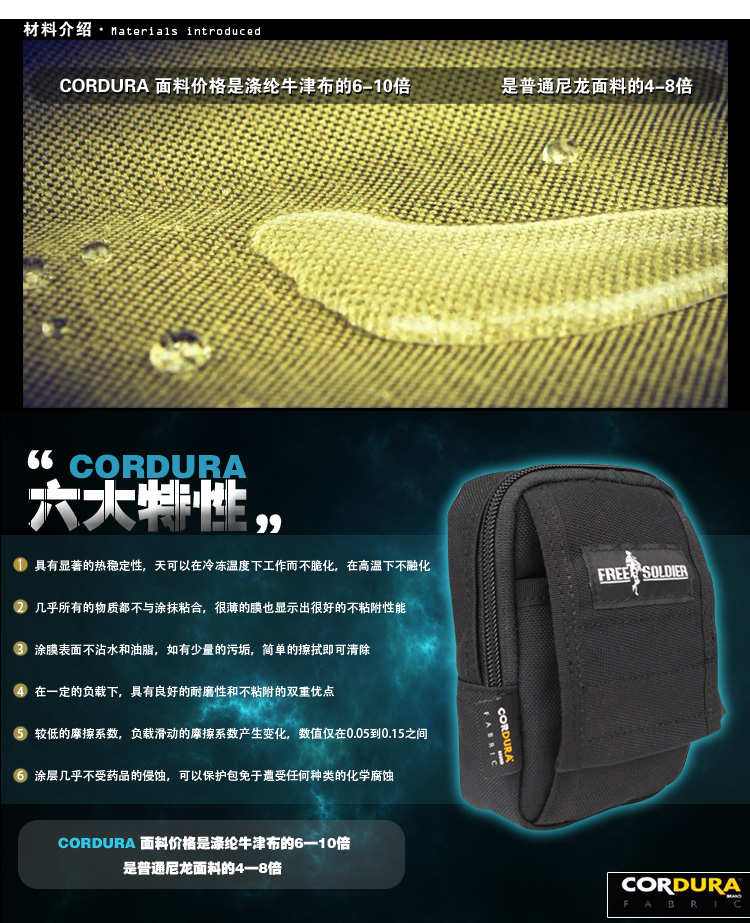 Сумка с ремнем Free Soldier FS/10 EDC Cordura Free Soldier / free soldiers Сумка с ремнем Free Soldier FS/10 EDC Cordura Free Soldier / free soldiers