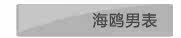 海鸥男表