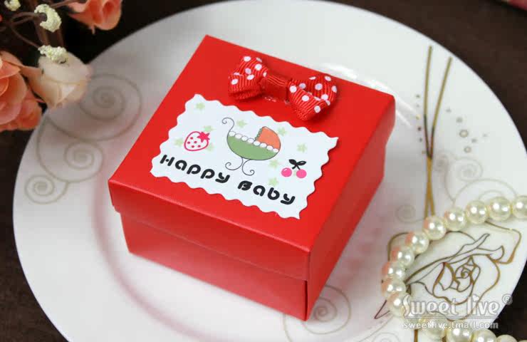Bertor Sweetlive meet individual happiness candies box happiness candies bag red creative happiness candies packaged European-style candy boxes