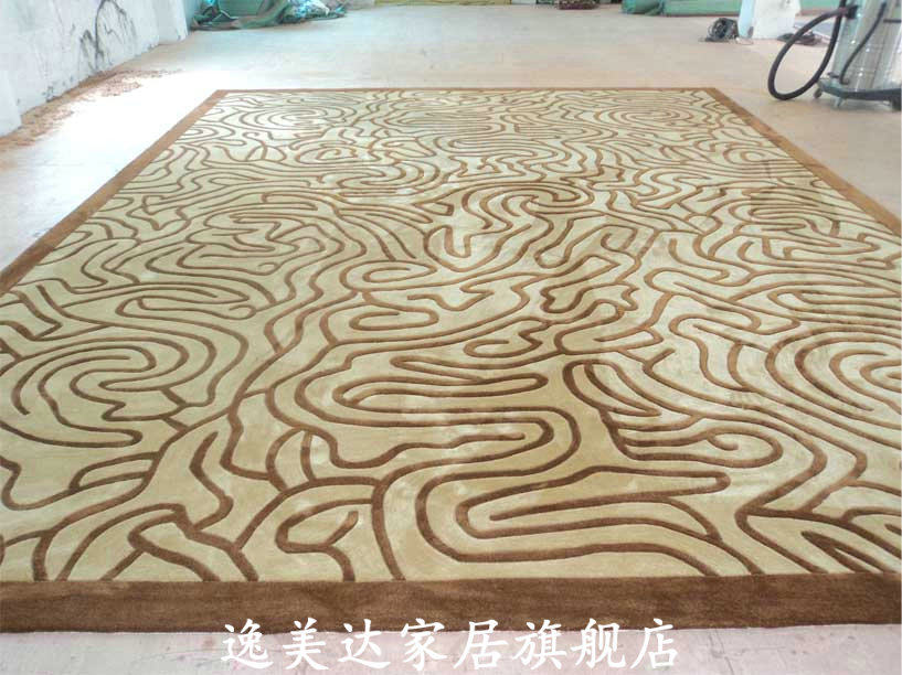 ковер 羊毛定做加厚加密客厅茶几卧室玄关榻榻米欧式满铺阳台地毯y899 Yi Mita ymd/y899