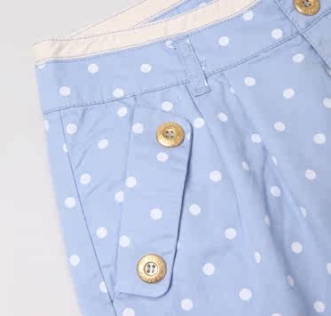 <em>ES 艾格</em> ES 夏季2 <em>波点</em>翻边休闲<em>短裤</em>1303200