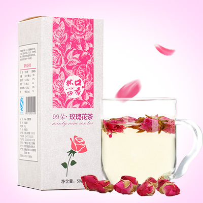 【买2送品尝装】杯口留香玫瑰花茶  2015新花草茶 平阴玫瑰王50克