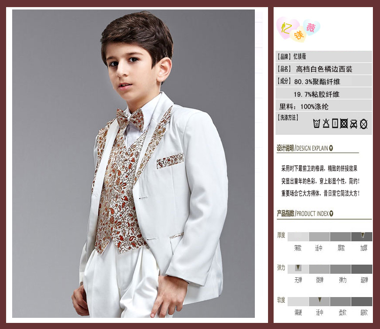 Recalling that disarmament Ms Audrey Eu suit dress boy children Korean children during the spring and autumn and winter of CUHK child Flower Girls Siu Sai upscale white/orange suit kit 155-165cm recommendation 16 yards picture, prices, brand platters! The elections are supplied in the national character of distribution, so action, buy now enjoy more preferential! As soon as possible.