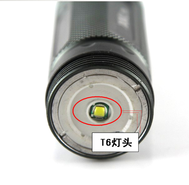 小太阳small sun zy-t03强光手电筒 t6灯珠 1000流明正品