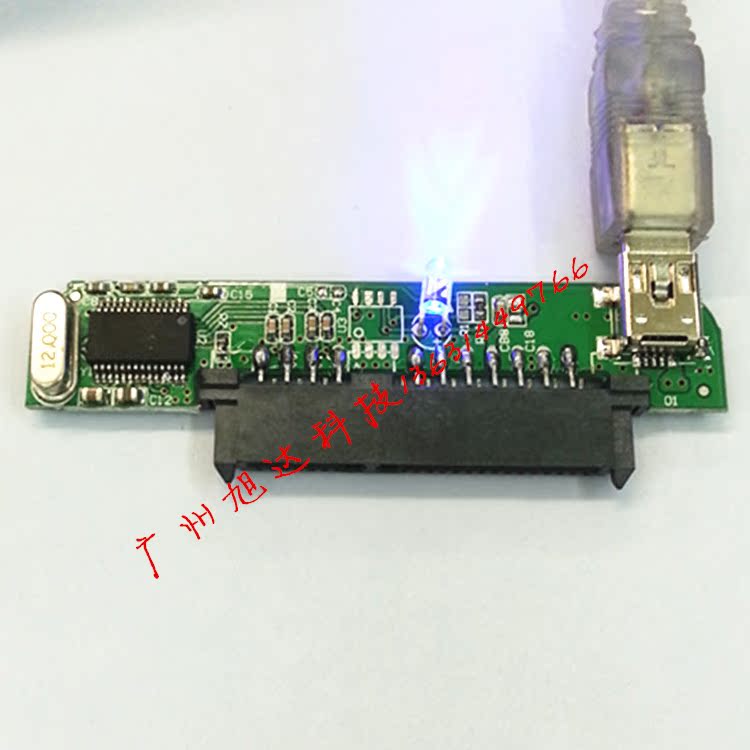 ƶӲ̺е·PCBSATAתUSB2.0ӿ2.5שʯ