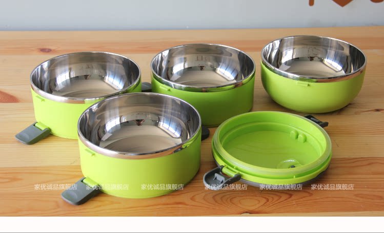 Eslite stainless steel pot lunch box lunch box insulated lunch box insulated barrel sending bags tableware