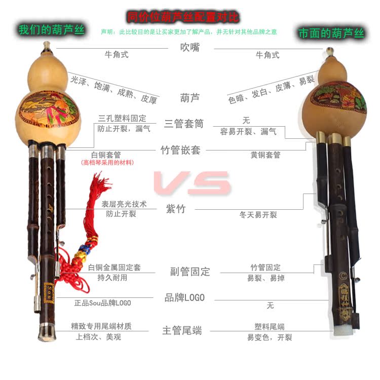 现货批发葫芦丝 红木初学c调降b调三音 乐器演奏特价专卖