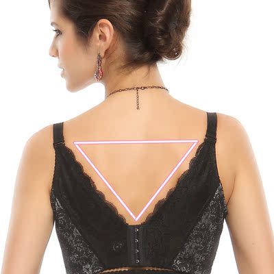 大码文胸大胸显小美背冬聚拢薄款女大杯文胸罩