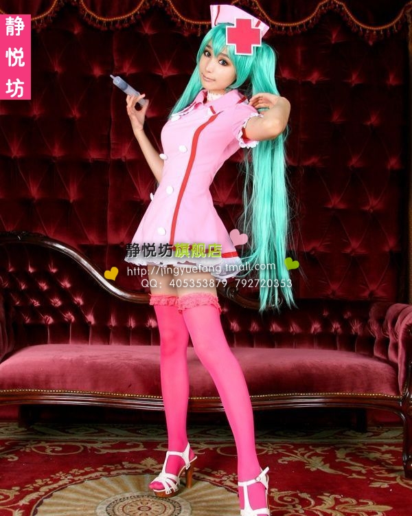 宅男女神恋色病栋cos日本女仆装cosplay初音未来动漫服装护士服装