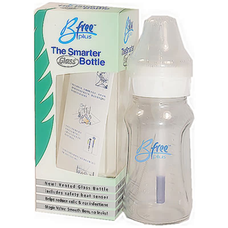 秒杀 原价98元 贝丽玻璃宽口奶瓶 260ML (单只