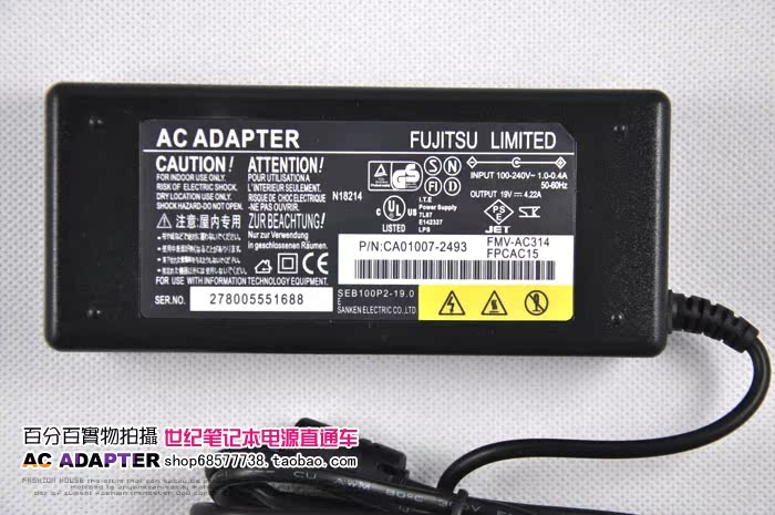 элемент питания Компания Fujitsu-книжки 19V 4.22 a ноутбук питания адаптер питания компьютерной линии питания зарядное устройство 4.22A элемент питания Компания Fujitsu-книжки 19V 4.22 a ноутбук питания адаптер питания компьютерной линии питания зарядное устройство 4.22A