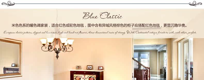 ковер 东升新西兰羊毛地毯欧式客厅茶几垫卧室床边满铺毯加密加大加厚款 Dongsheng XM/004