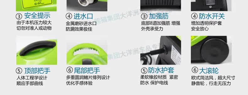 Автомойка 熊猫汽车高压洗车机家用220v洗车器便携自助清洗机洗车泵洗车水枪 PANDA SOFTWARE