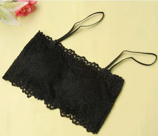 【折800独家优惠】夏季 带胸垫蕾丝花边两<em>穿</em> 