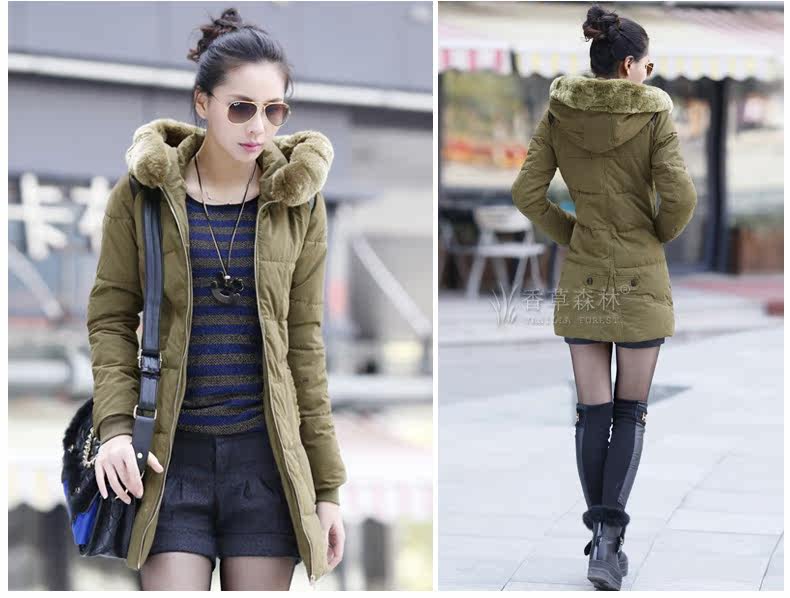 <em>冬装</em>外套 <em>棉衣</em> <em>女装</em>大衣 香草森林韩版 大码<em>棉服</em>