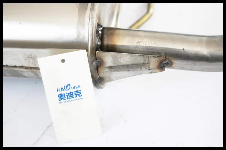 ống pô Thích hợp cho bộ giảm thanh ống xả xe hơi bằng thép không gỉ Changan Xingguang 6395 mới cấu tạo ống xả giảm thanh ống xả đoạn giữa kia morning