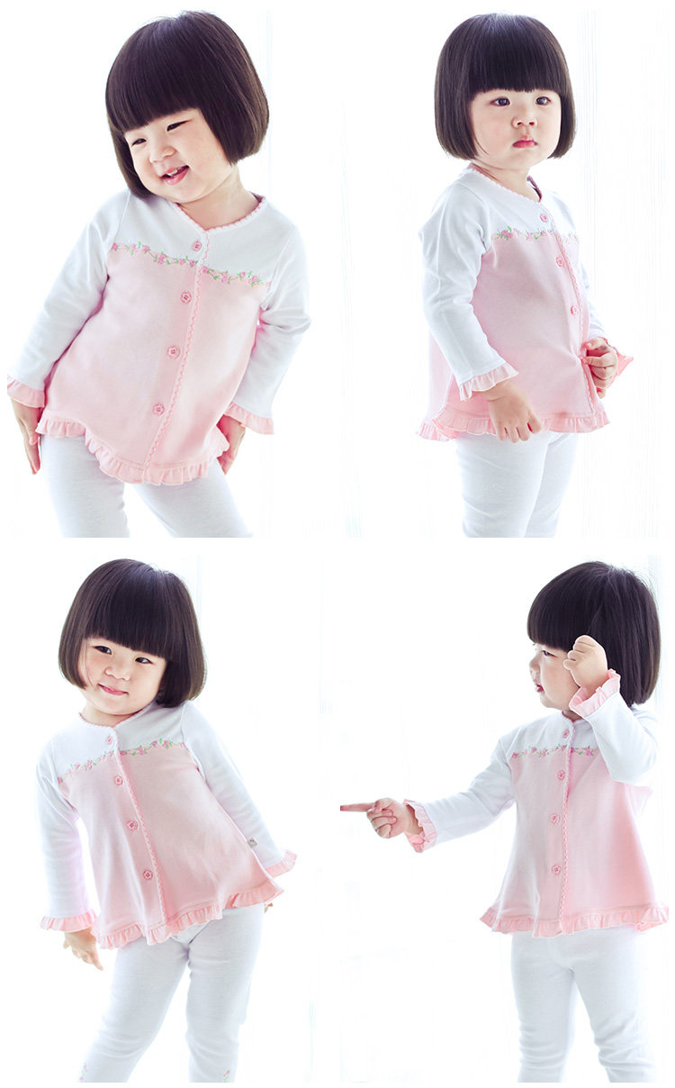 恩恩熊宝宝<em>打底衫女</em>婴儿长袖T恤<em>衫女童装</em>甜美