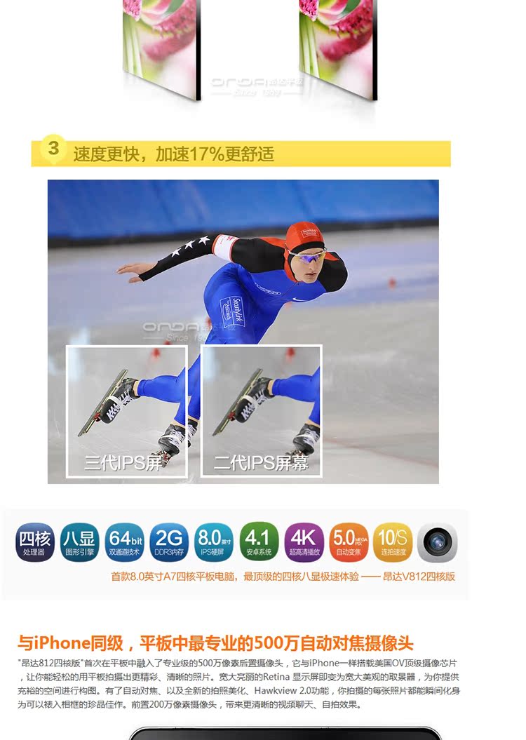 Планшет Onda V812 (16G) IPS 2G Планшет Onda V812 (16G) IPS 2G