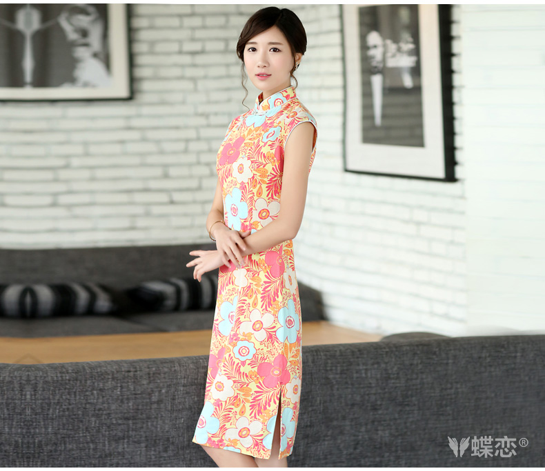Butterfly Lovers 2015 spring new female national improved fashion cheongsam dress everyday, qipao 45,011 blooming XXL pictures, price, brand platters! Elections are good character, the national distribution, so why buy now enjoy more preferential! Health