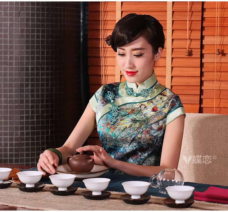 Butterfly Lovers 2015 spring and summer with new daily retro long cheongsam dress stylish improved Silk Cheongsam 54,236 figure - pre-sale 20 days XXL pictures, price, brand platters! Elections are good character, the national distribution, so why buy now enjoy more preferential! Health