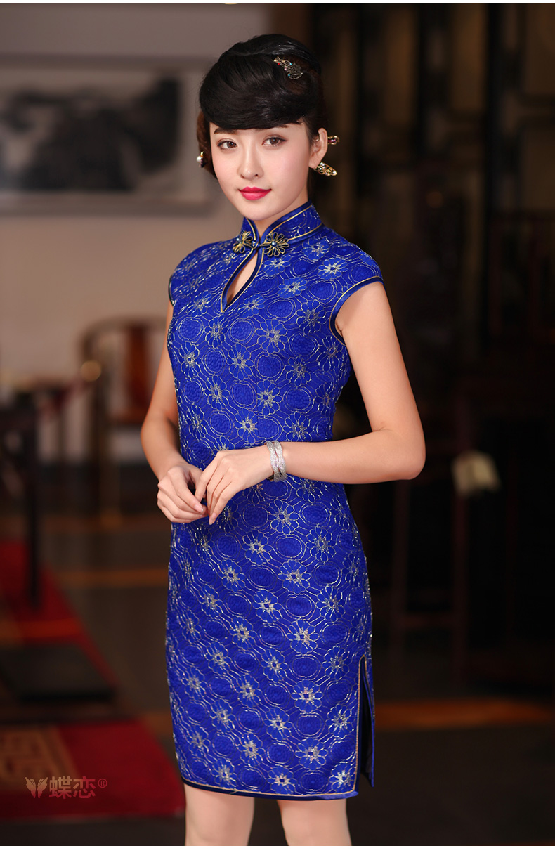 Butterfly Lovers spring 2015 the new, improved and stylish everyday cheongsam dress retro drops short dresses, 51,207 gold XXL pictures, price, brand platters! Elections are good character, the national distribution, so why buy now enjoy more preferential! Health