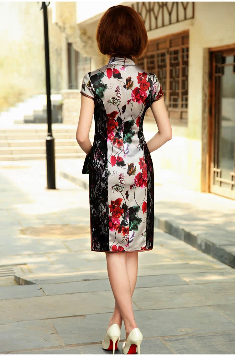 Butterfly Lovers tack General nostalgic 2015 spring new cheongsam dress improved stylish lace stitching Silk Cheongsam 49,199 figure S pictures, price, brand platters! Elections are good character, the national distribution, so why buy now enjoy more preferential! Health