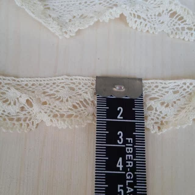 DIY manual accessories ornaments sewing Material Science Lace Rice white lace Water soluble Embroidery Flower wide 2cm