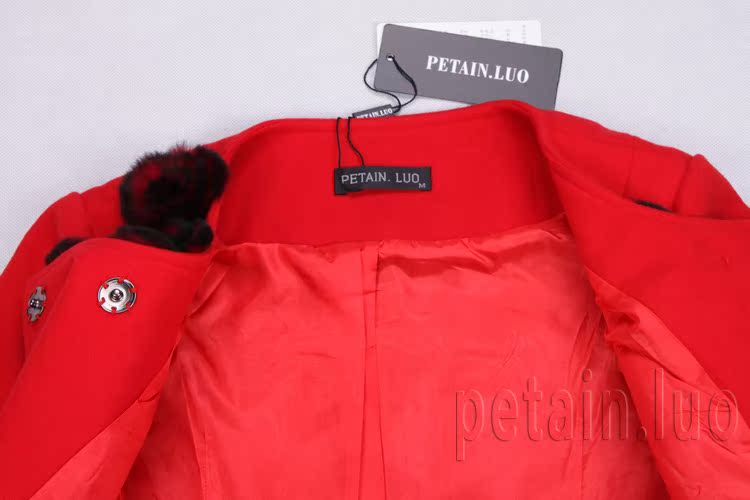 женское пальто PETAIN. LUO T09 Petainluo Осень 2012 Расклешённый рукав О-вырез Однотонный цвет женское пальто PETAIN. LUO T09 Petainluo для возраста Супат Рукав 3/4 Осень 2012