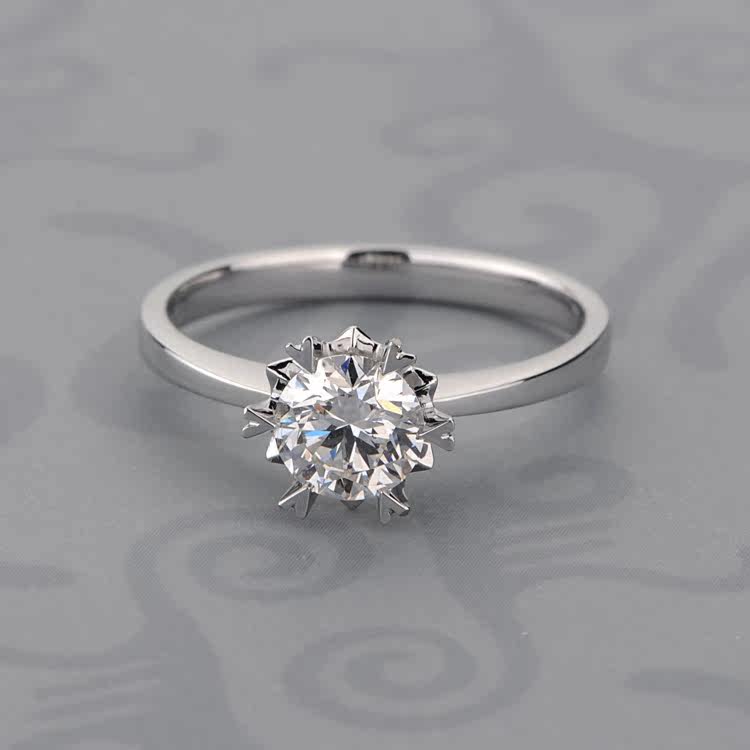 淘宝网18K白金钻石<em>女戒</em> <em>克</em>兰蒂 正品 订婚钻戒