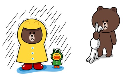 【多图】官网直销【热卖】LINE moon 布朗熊