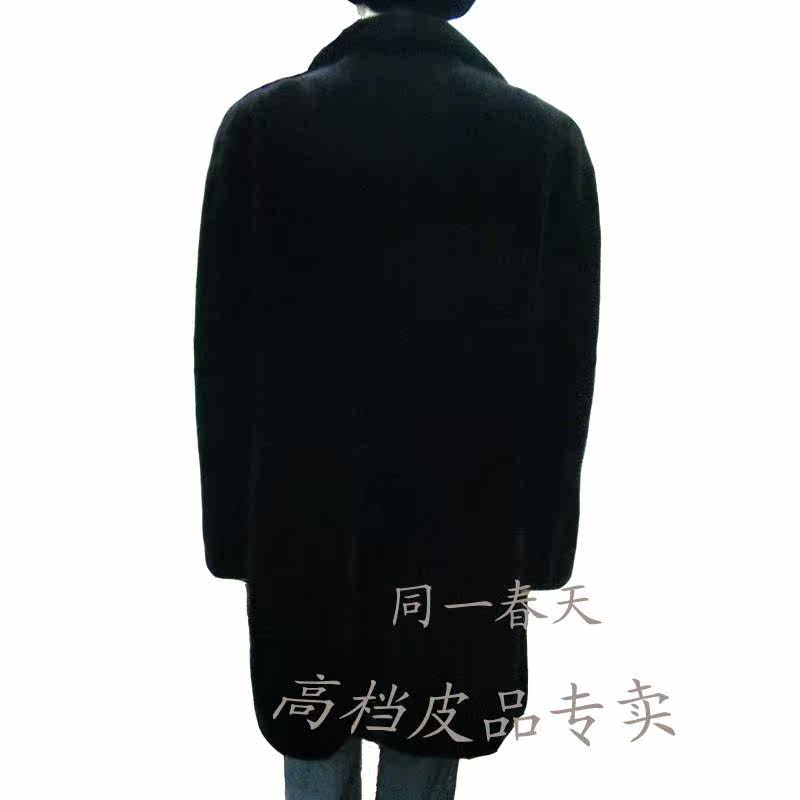 【多图】同一春天<em>中年</em>冬季<em>男士</em>高档裘皮服装黑