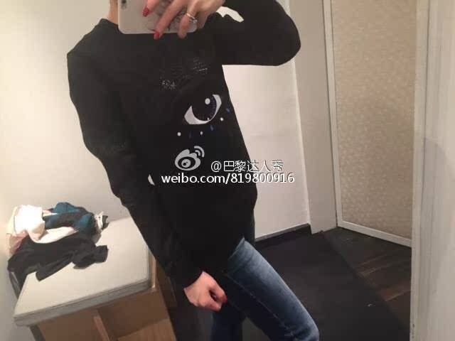 Paris special counter Purchasing agent   KENZO   christmas Limited Edition   Statue of Liberty   iron tower Flash gold   Tiger head Sweater