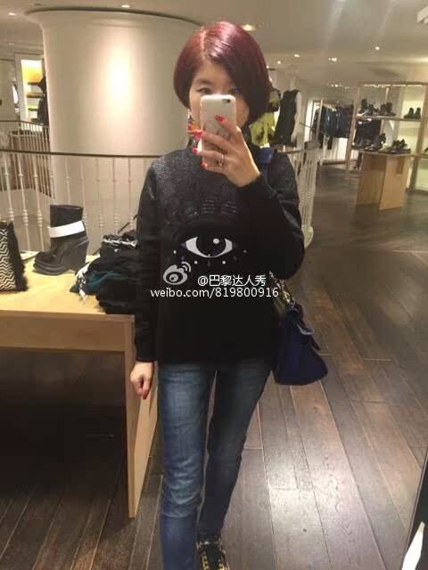 Paris special counter Purchasing agent   KENZO   christmas Limited Edition   Statue of Liberty   iron tower Flash gold   Tiger head Sweater