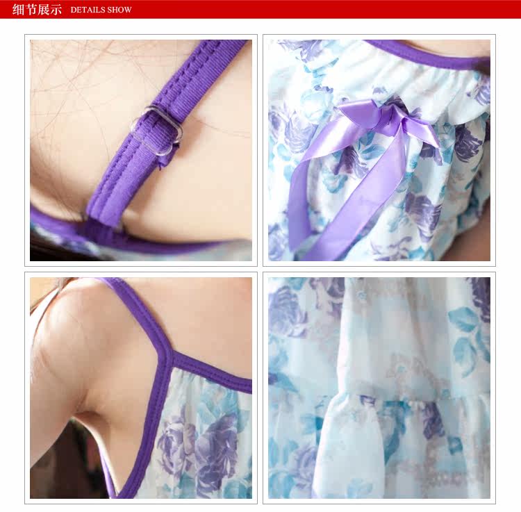 BananaPapaya 2012 maixiu girls summer clothes new clothes chiffon strap dress children Princess skirt 586
