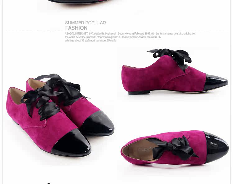 C.lady<em>茶花女</em>2012新款平底鞋真皮单鞋尖头羊皮