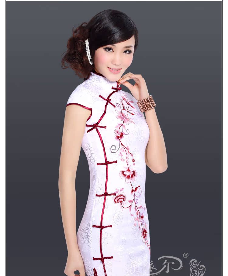 And, in accordance with modern beauty embroidered short sleeves cheongsam improved, for Chinese Antique cheongsam dress female LYE 5089 pink XXL pictures, price, brand platters! Elections are good character, the national distribution, so why buy now enjoy more preferential! Health