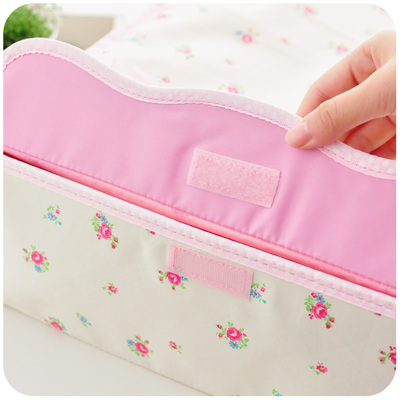 默默爱可折叠内衣收纳盒韩国<em>文胸整理盒</em>有盖内