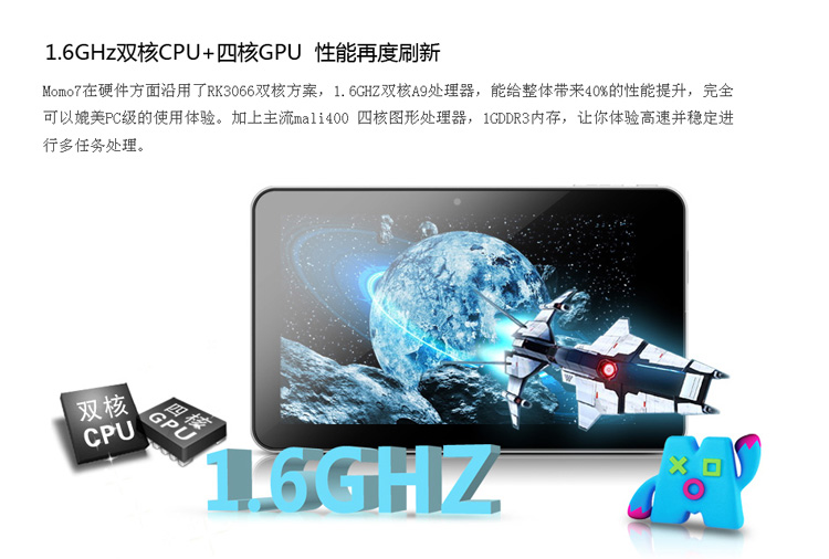 Планшет Ployer MOMO7 (16G)1280*800 IPS Планшет Ployer MOMO7 (16G)1280*800 IPS