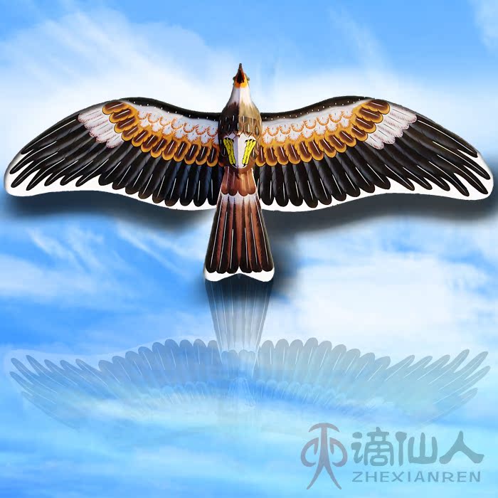 谪仙人品牌精品盘鹰潍坊风筝py017款高盘翅展120cm热卖中